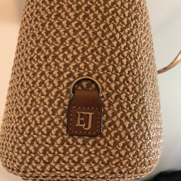 Eric Javits Handbag Shoulderbag Straw Zipper NWT - Picture 4 of 16
